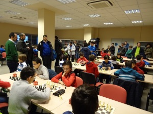 Sala de juego - Campeonato Interescolar Ajedrez Tomelloso