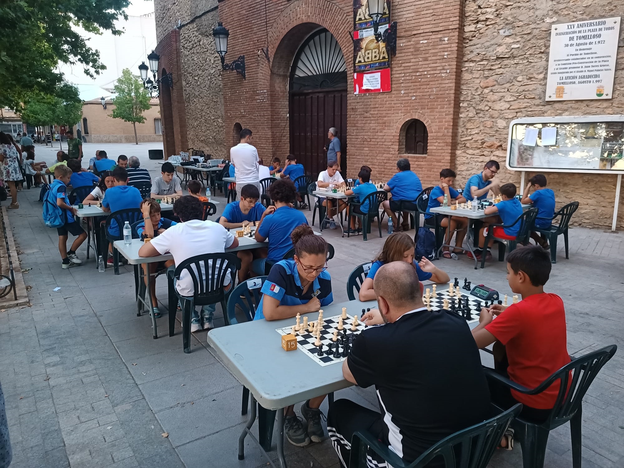 Vista del torneo en la Plaza de toros