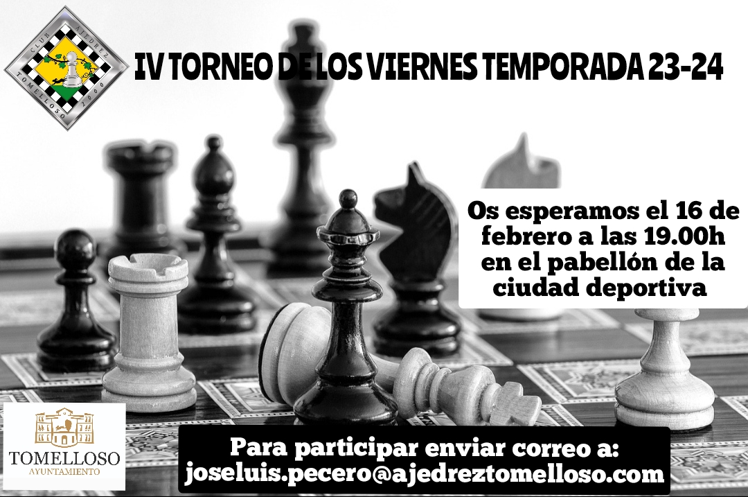 Cartel del torneo IV Torneo Viernes