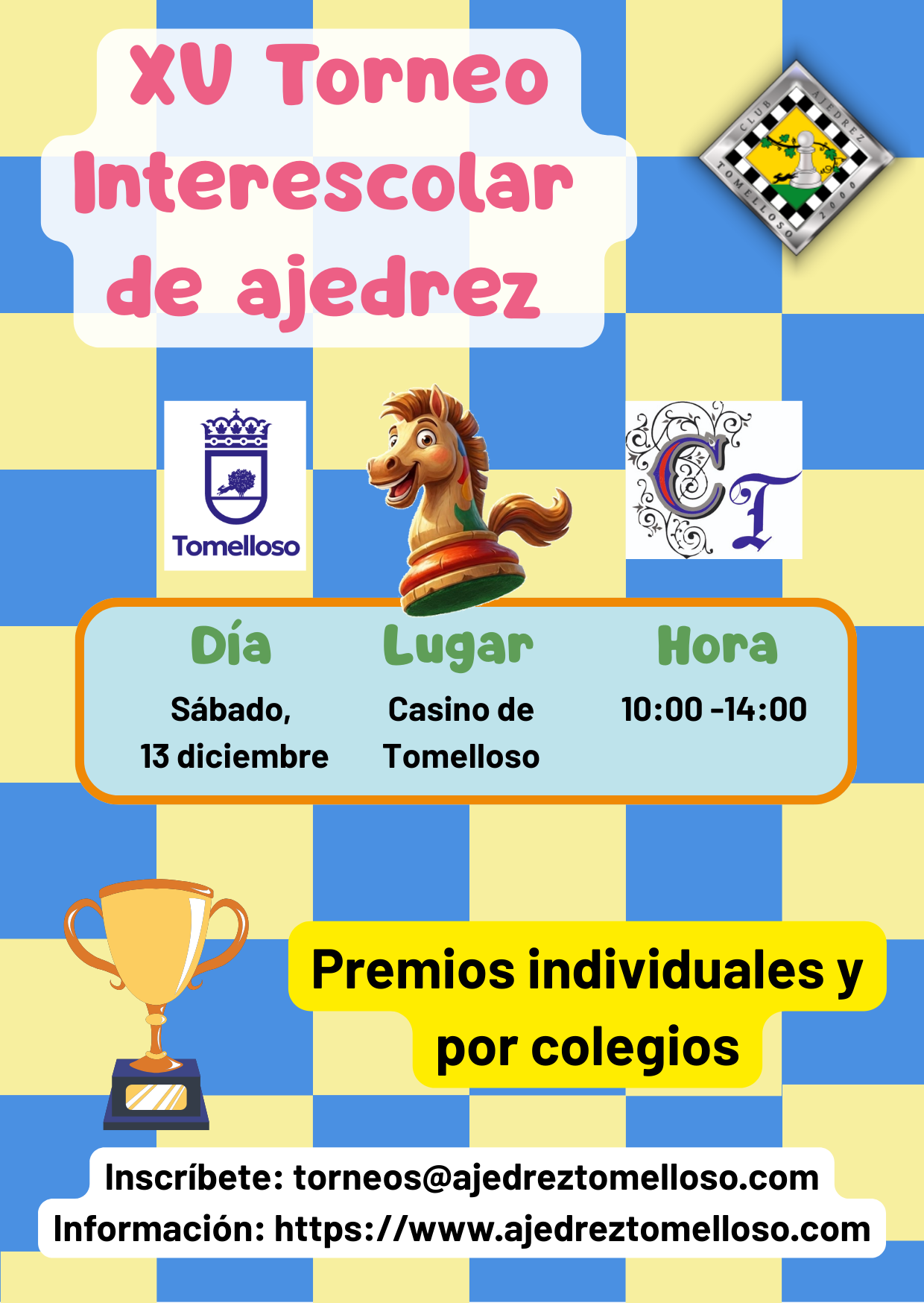 Cartel del torneo XV Torneo Interescolar